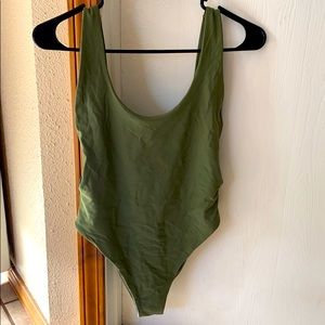 One piece bathing suit